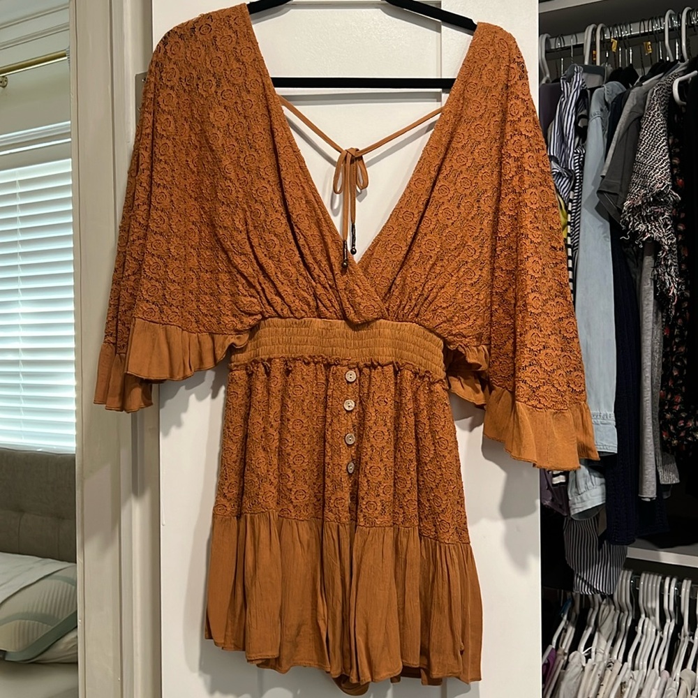 Free people romper size small